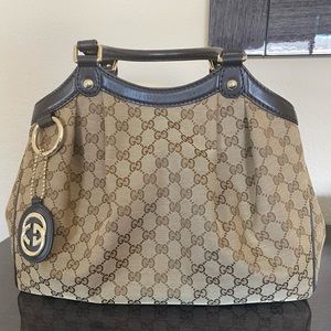 Gucci Medium Sukey tote GG Canvas